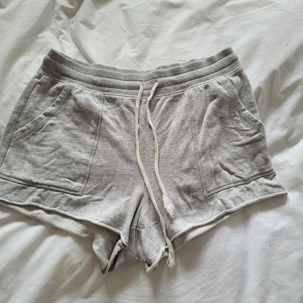Light Gray Sweat Short